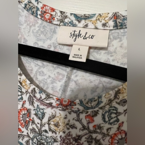 Style & Co sleeveless dress with pockets size L NWT - Picture 2 of 8